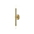 Livex Lighting Monaco 46981-01 120W 2-Lumières Laiton antique Applique Murale
