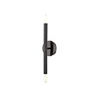 Livex Lighting Monaco 46981-46 120W 2-Lumières Chromé noir Applique Murale