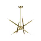 Livex Lighting 46985-01 Monaco 8-lumières 480W Laiton antique Lustre