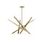 Livex Lighting 46986-01 Monaco 10-lumières 600W Laiton antique Lustre