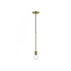Livex Lighting 47161-01 Lansdale 1-Lumière 60W Laiton antique Suspendu