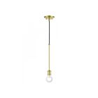 Livex Lighting 47161-12 Lansdale 1-Lumière 60W Laiton satiné Suspendu