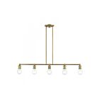 Livex Lighting 47165-01 Lansdale 5-lumières 300W Laiton antique Lustre