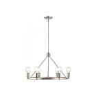Livex Lighting 47166-91 Lansdale 6-lumières 360W Nickel brossé Lustre