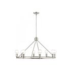Livex Lighting 47168-91 Lansdale 8-lumières 480W Nickel brossé Lustre