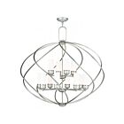 Livex Lighting 47199-91 Westfield 12-lumières 720W Nickel brossé Lustre