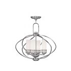 Livex Lighting 4724-91 Westfield 4-lumières 240W Nickel brossé Lustre