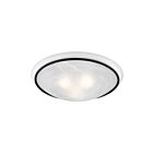 Livex Lighting Newburgh 4825-04 3-Lumières 225W Noir Plafonnier Semi Encastré