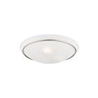 Livex Lighting Newburgh 4825-91 3-Lumières 225W Nickel brossé Plafonnier Semi Encastré