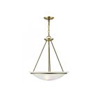 Livex Lighting 4826-01 Newburgh 3-Lumières 300W Laiton antique Suspendu