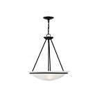 Livex Lighting 4826-04 Newburgh 3-Lumières 300W Noir Suspendu