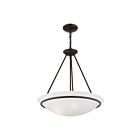 Livex Lighting 4826-07 Newburgh 3-Lumières 300W Bronze Suspendu
