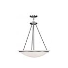 Livex Lighting 4826-91 Newburgh 3-Lumières 300W Nickel brossé Suspendu