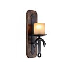 Livex Lighting Cape 4861-67 60W 1-Lumière Bronze ancien appliqué à la main Applique Murale