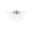 Livex Lighting Uptown 48820-91 4-Lumières 240W Nickel brossé Plafonnier