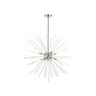 Livex Lighting 48828-91 Uptown 8-lumières 480W Nickel brossé Lustre
