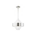 Livex Lighting 48874-35 Orenburg 8-Lumières 480W Nickel poli Suspendu