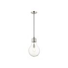 Livex Lighting 49092-91 Pendants 1-Lumière 60W Nickel brossé Suspendu