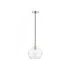 Livex Lighting 49093-91 Aldrich 1-Lumière 60W Nickel brossé Suspendu