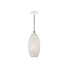 Livex Lighting 49101-03 Dublin 1-Lumière 60W Blanc avec accents en nickel brossé Suspendu