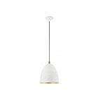 Livex Lighting 49109-03 Arlington 1-Lumière 60W Blanc avec accents en nickel brossé Suspendu