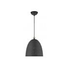 Livex Lighting 49109-76 Arlington 1-Lumière 60W Gris scandinave avec accents en nickel brossé Suspendu