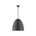 Livex Lighting 49110-76 Arlington 3-Lumières 180W Gris Scandinave avec Accents de Nickel Brossé Suspendu
