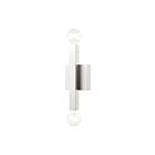 Livex Lighting Solna 49212-91 120W 2-Lumières Nickel brossé Applique Murale