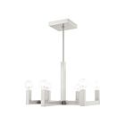 Livex Lighting 49216-91 Solna 6-lumières 360W Nickel brossé Lustre