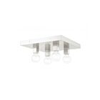 Livex Lighting Solna 49217-91 4-Lumières 240W Nickel brossé Plafonnier