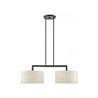 Livex Lighting 49292-92 Monroe 2-lumières 120W Bronze anglais Lustre