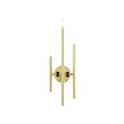 Livex Lighting Denmark 49343-12 180W 3-Lumières Laiton satiné avec accents de bronze Applique Murale