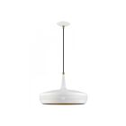 Livex Lighting 49353-03 Banbury 1-Lumière 60W Blanc avec accents en laiton antique Suspendu