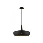 Livex Lighting 49353-04 Banbury 1-Lumière 60W Noir avec accents en laiton antique Suspendu