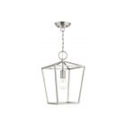 Livex Lighting 49432-91 Devonshire 1-lumière 100W Nickel brossé Convertible Plafonnier semi encastré ou Lustre