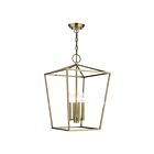 Livex Lighting 49434-01 Devone 4-lumières 240W Laiton antique Lustre