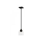 Livex Lighting 49761-04 Aragon 1-Lumière 60W Noir Suspendu