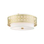 Livex Lighting Calinda 49864-33 4-Lumières 240W Or doux Plafonnier Semi Encastré