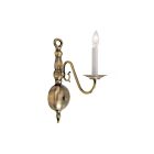 Livex Lighting Williamsburgh 5001-01 60W 1-Lumière Laiton antique Applique Murale