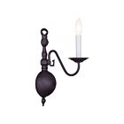 Livex Lighting Williamsburgh 5001-07 60W 1-Lumière Bronze Applique Murale