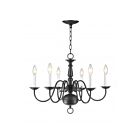 Livex Lighting 5006-07 Williamsburgh 6-lumières 360W Bronze Lustre