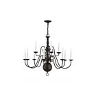 Livex Lighting 5014-07 Williamsburgh 12-lumières 720W Bronze Lustre