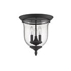 Livex Lighting Legacy 5024-07 3-Lumières 120W Bronze Plafonnier Semi Encastré