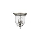 Livex Lighting Legacy 5024-91 3-Lumières 120W Nickel brossé Plafonnier Semi Encastré