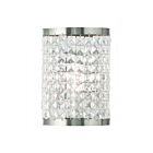 Livex Lighting Grammercy 50571-91 60W 1-Lumière Nickel brossé Applique Murale