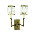 Livex Lighting Grammercy 50572-64 120W 2-Lumières Bronze palais peint à la main Applique Murale