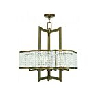 Livex Lighting 50576-64 Grammercy 6-lumières 360W Bronze Palacial appliqué à la main Lustre