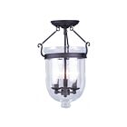Livex Lighting Jefferson 5062-07 3-Lumières 180W Bronze Plafonnier Semi Encastré