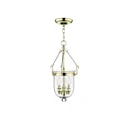 Livex Lighting 5063-02 Jefferson 3-Lumières 180W Laiton poli Suspendu