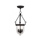 Livex Lighting 5063-04 Jefferson 3-Lumières 180W Noir Suspendu